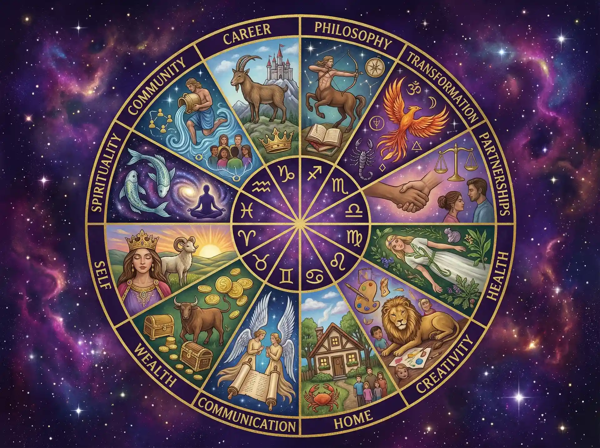 十二宫位解析 - 曹刘社区最新地址 | 占星学知识